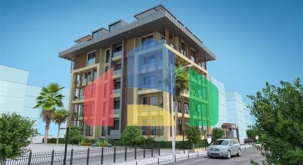 New project in the center of Alanya with sea view