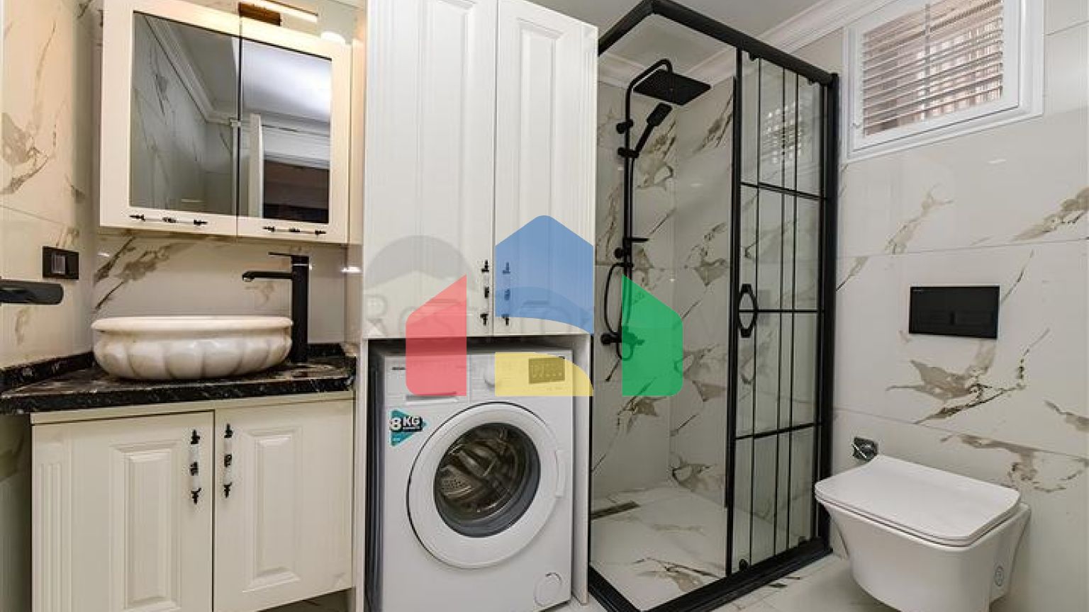 Мебльована вілла 3 + 2 в районі Бекташ