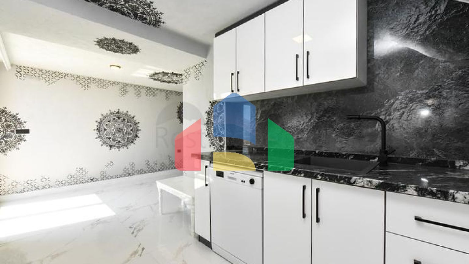 Мебльована вілла 3 + 2 в районі Бекташ