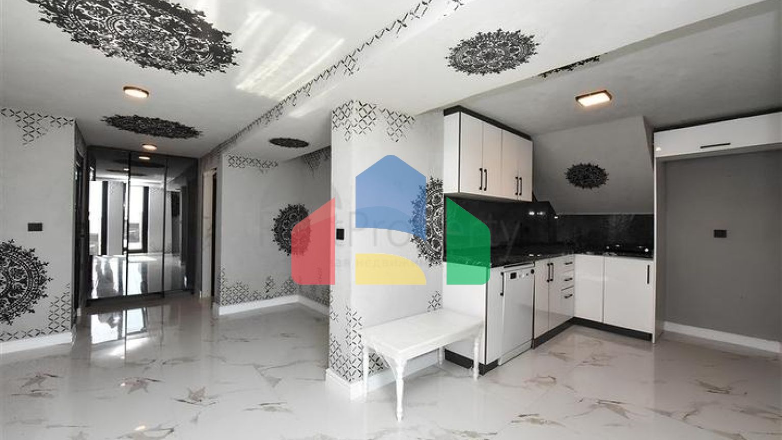 Мебльована вілла 3 + 2 в районі Бекташ