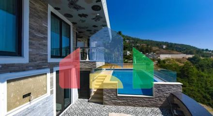 Мебльована вілла 3 + 2 в районі Бекташ