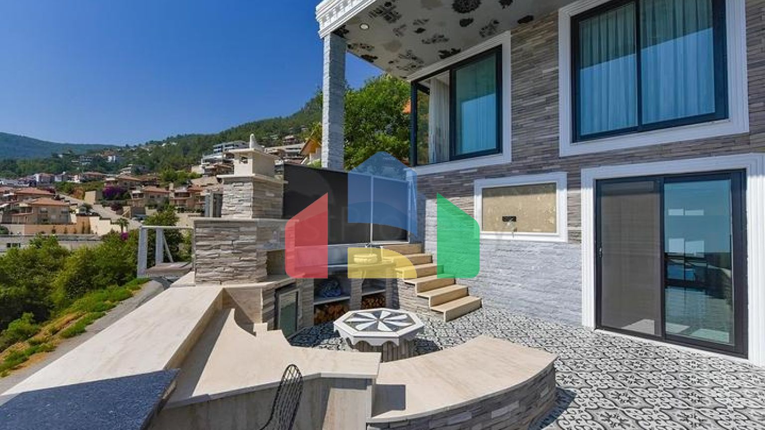 Мебльована вілла 3 + 2 в районі Бекташ