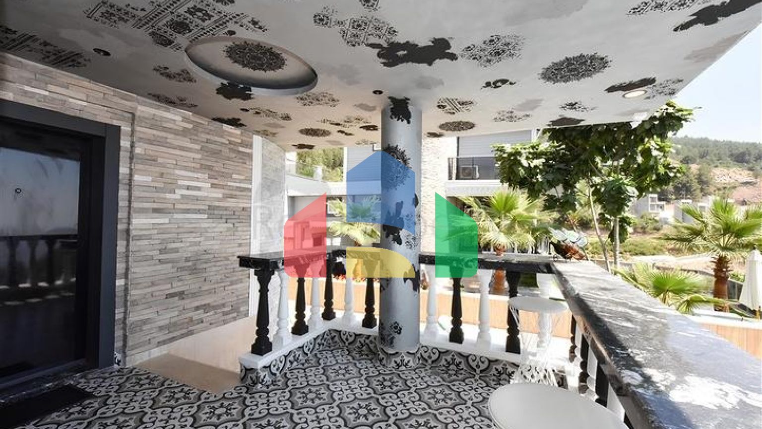 Мебльована вілла 3 + 2 в районі Бекташ