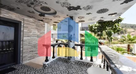 Мебльована вілла 3 + 2 в районі Бекташ