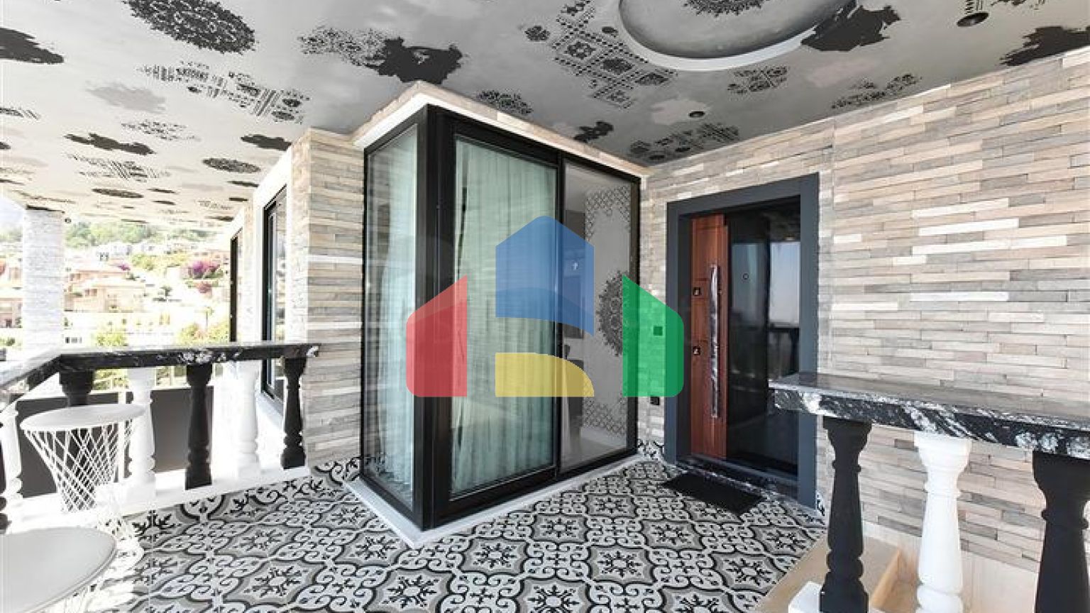 Мебльована вілла 3 + 2 в районі Бекташ