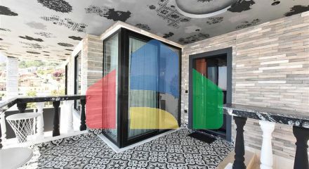 Мебльована вілла 3 + 2 в районі Бекташ