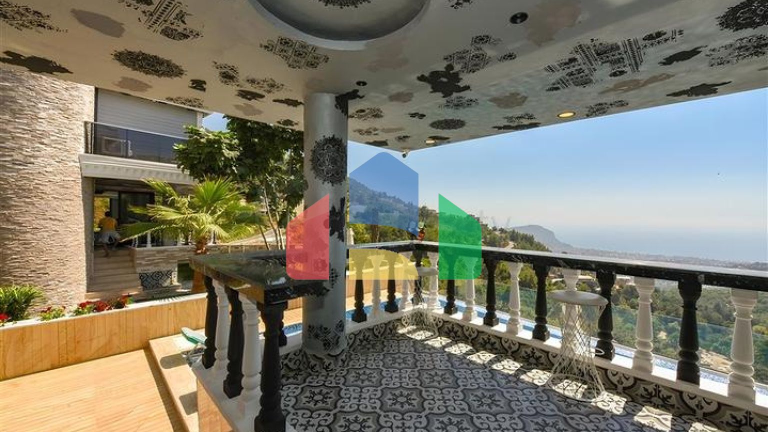 Мебльована вілла 3 + 2 в районі Бекташ