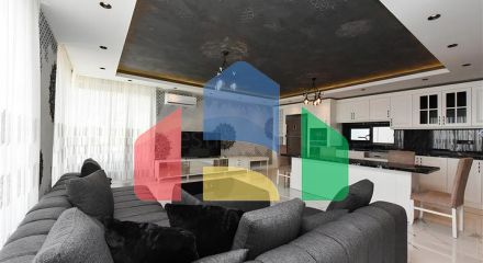 Мебльована вілла 3 + 2 в районі Бекташ