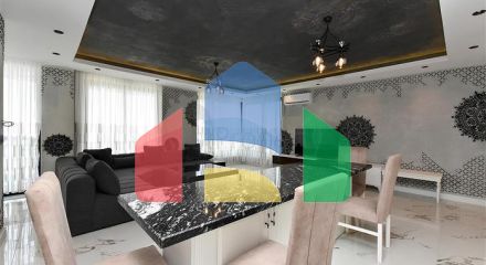 Мебльована вілла 3 + 2 в районі Бекташ