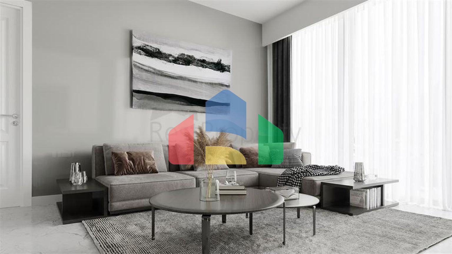 Пентхаус 2+1 в 50м от пляжа Клеопатра