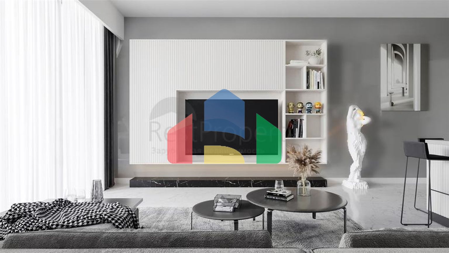 Пентхаус 2+1 в 50м от пляжа Клеопатра