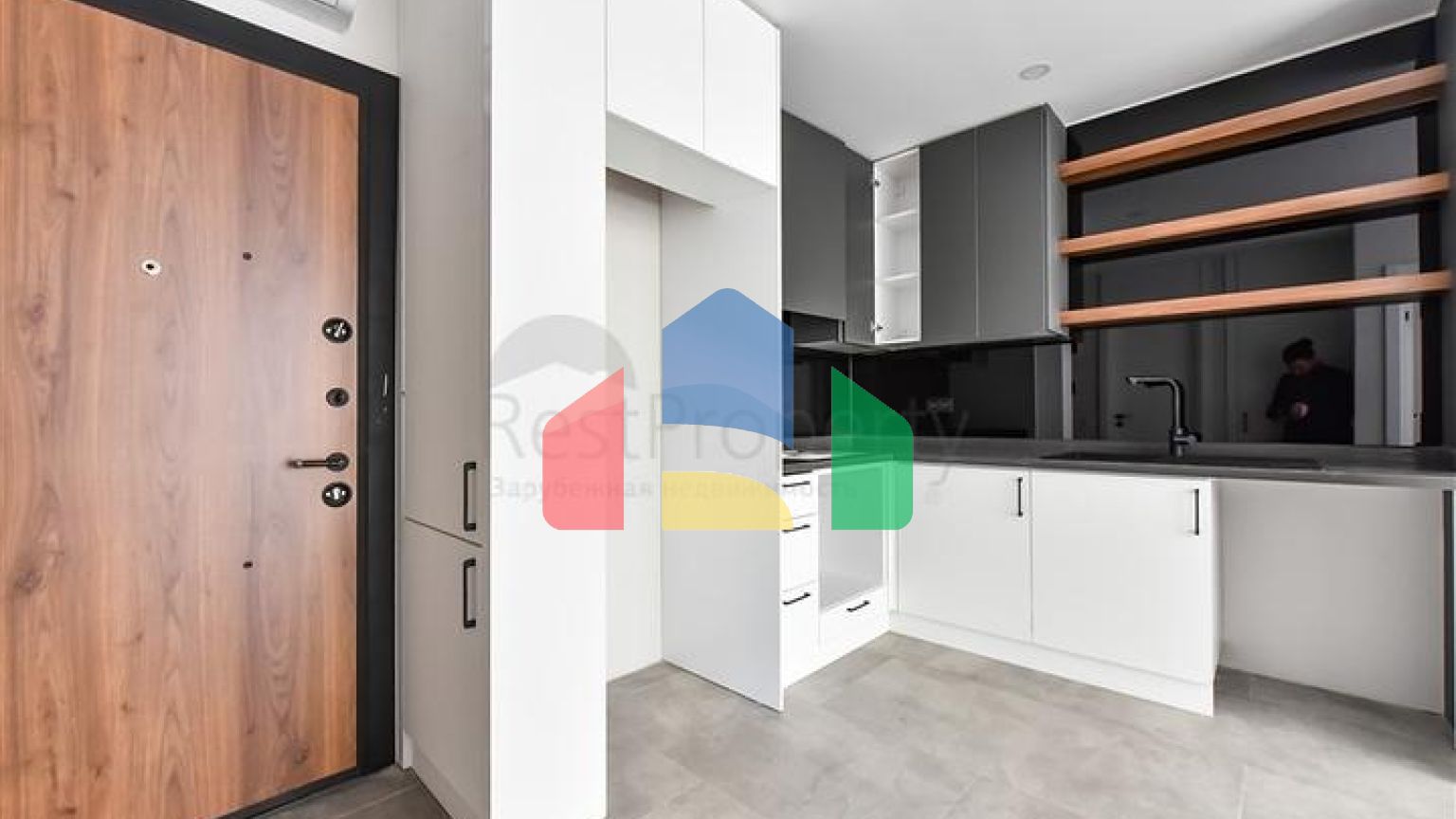 Квартира 1+1 всего в 200 м от пляжа Клеопатра