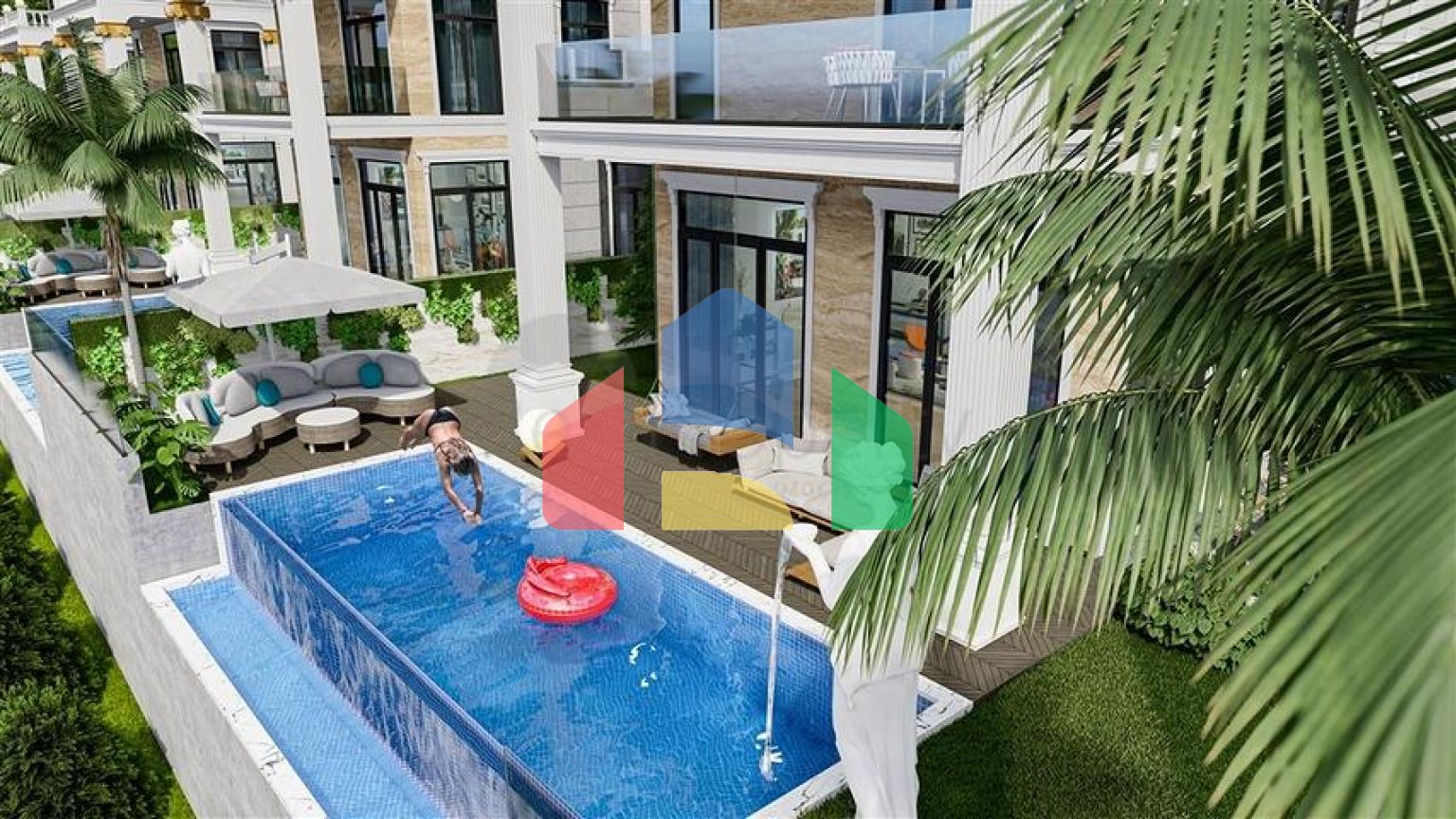 Вілла преміум класу в районі Тепе