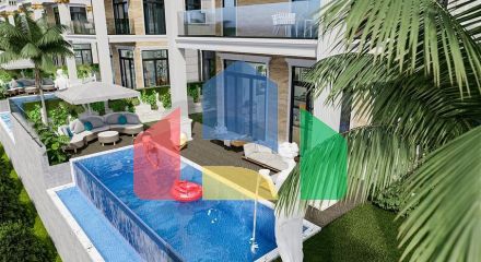 Вілла преміум класу в районі Тепе