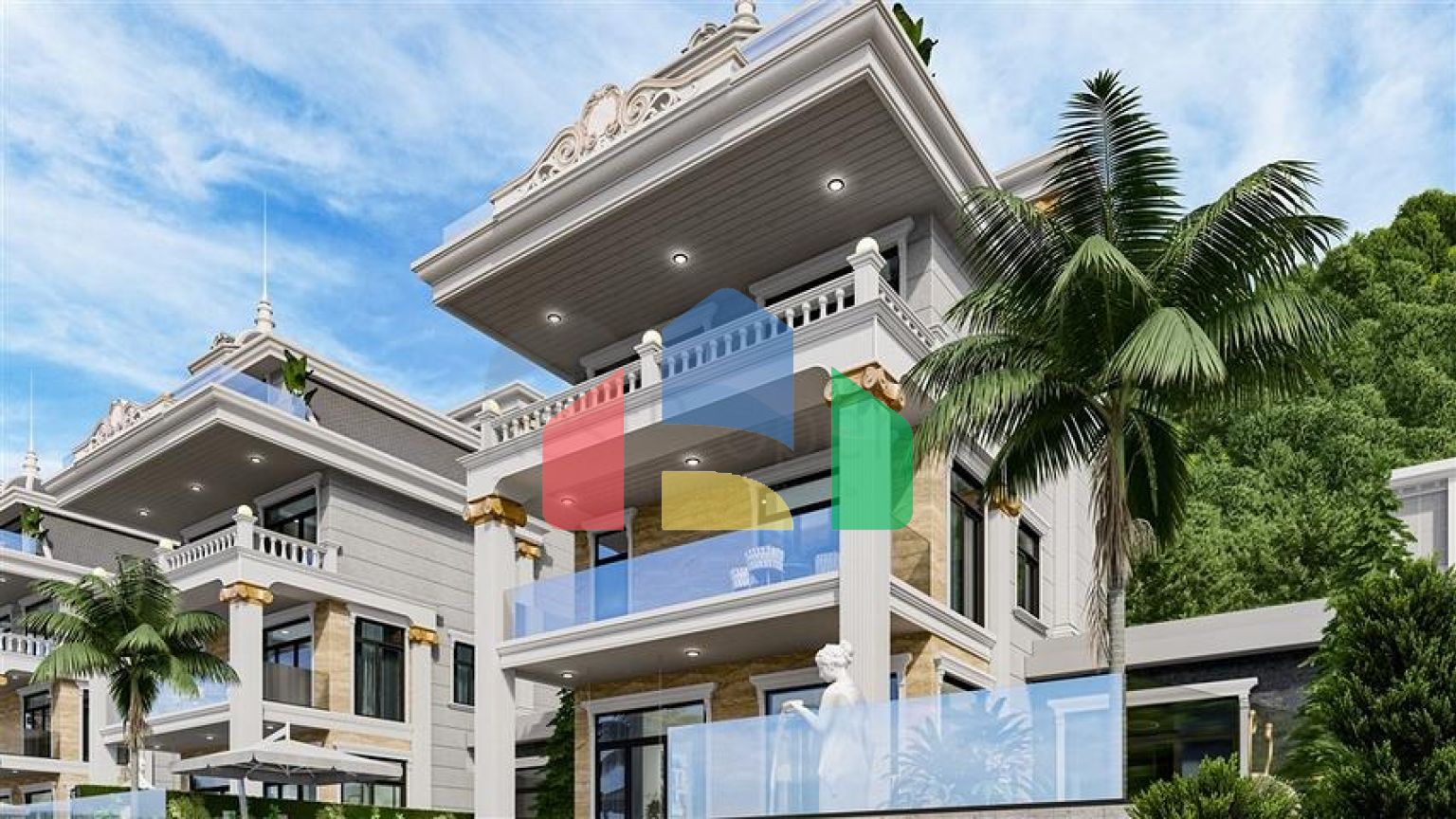 Вілла преміум класу в районі Тепе