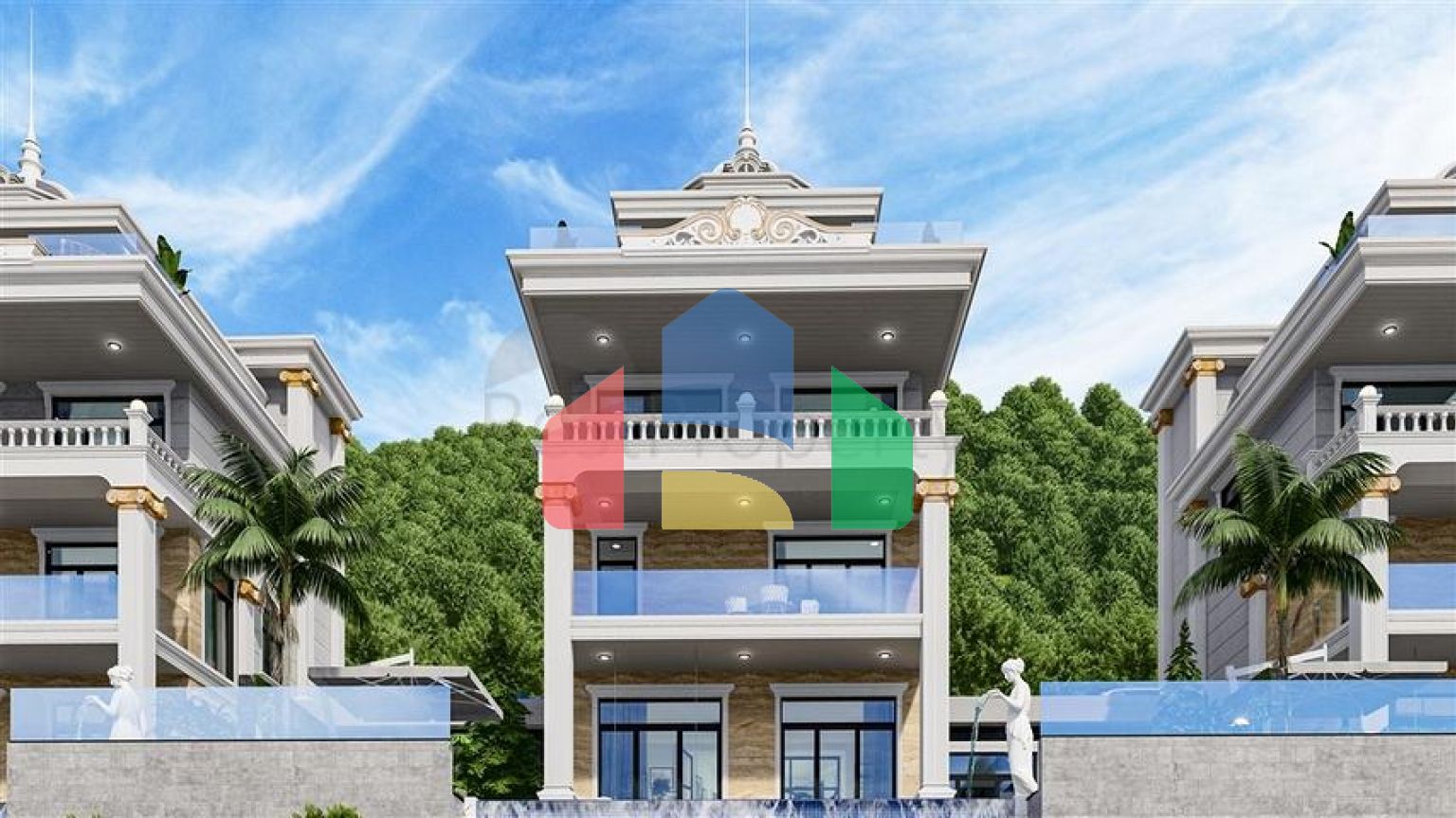 Вілла преміум класу в районі Тепе