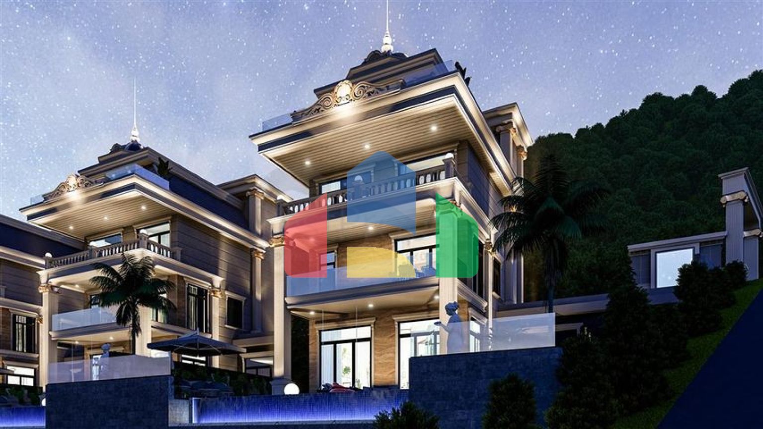 Вілла преміум класу в районі Тепе