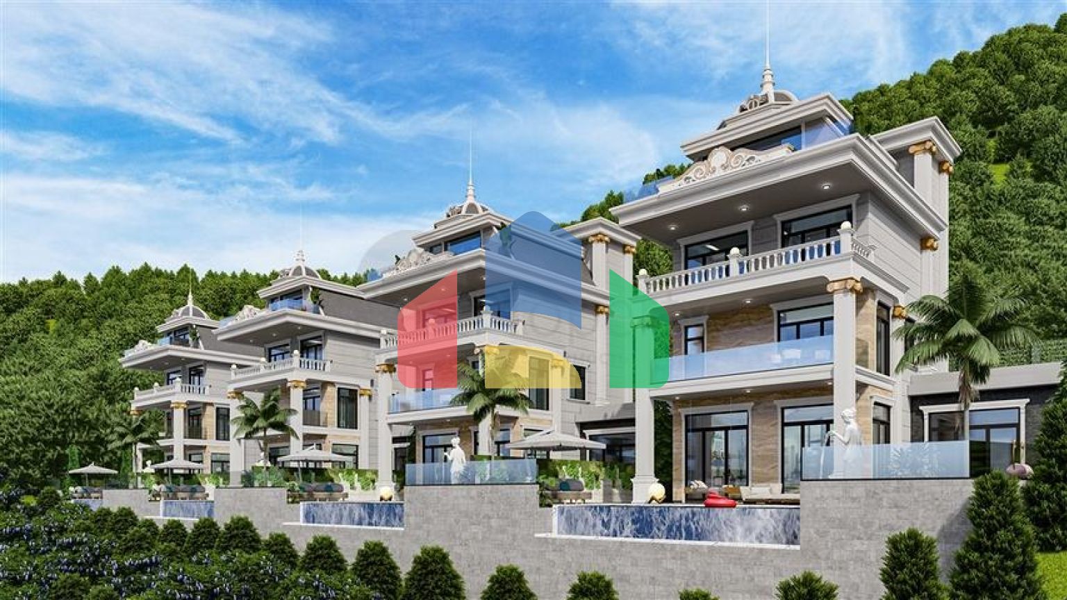 Вілла преміум класу в районі Тепе