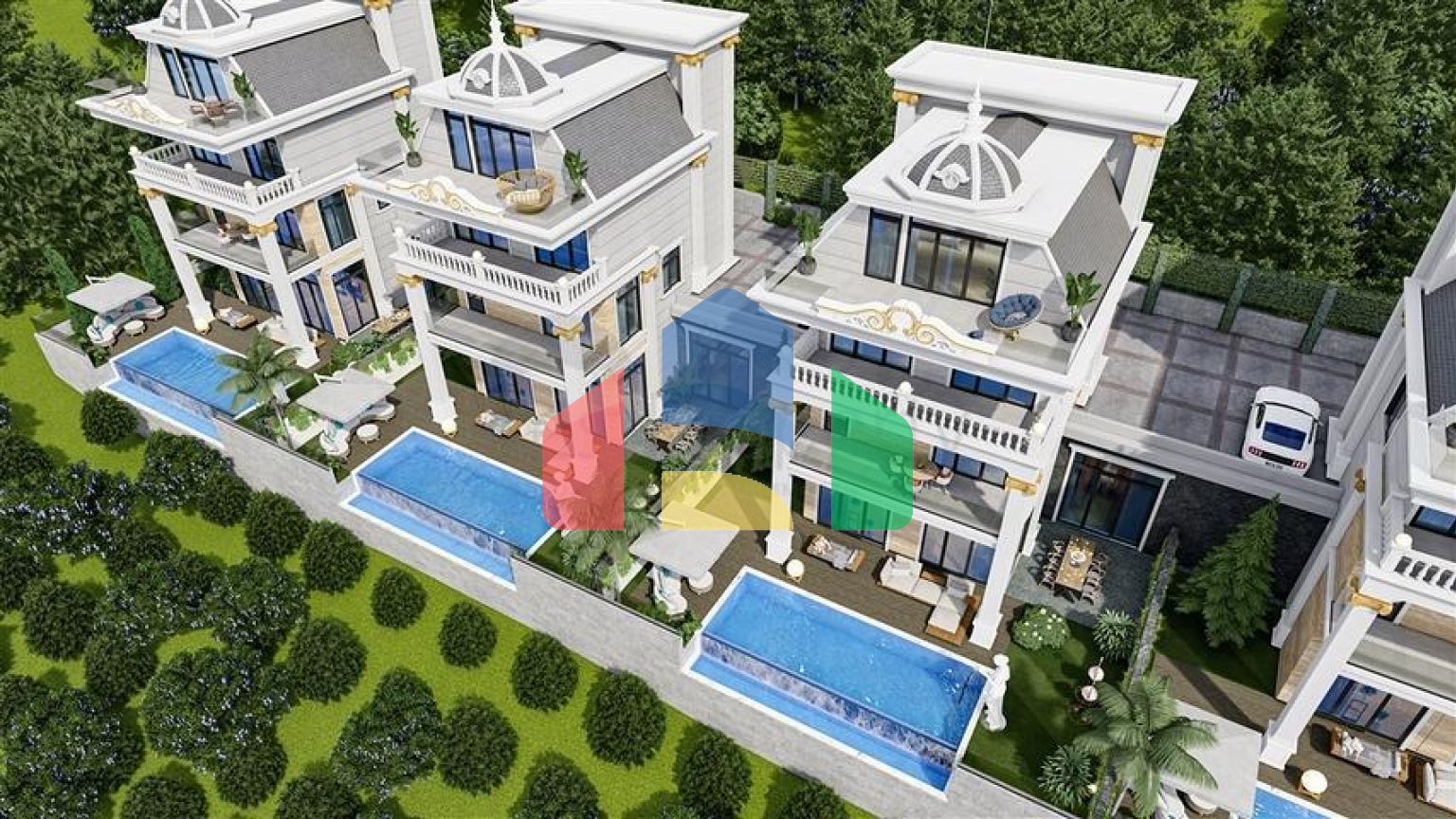 Вілла преміум класу в районі Тепе