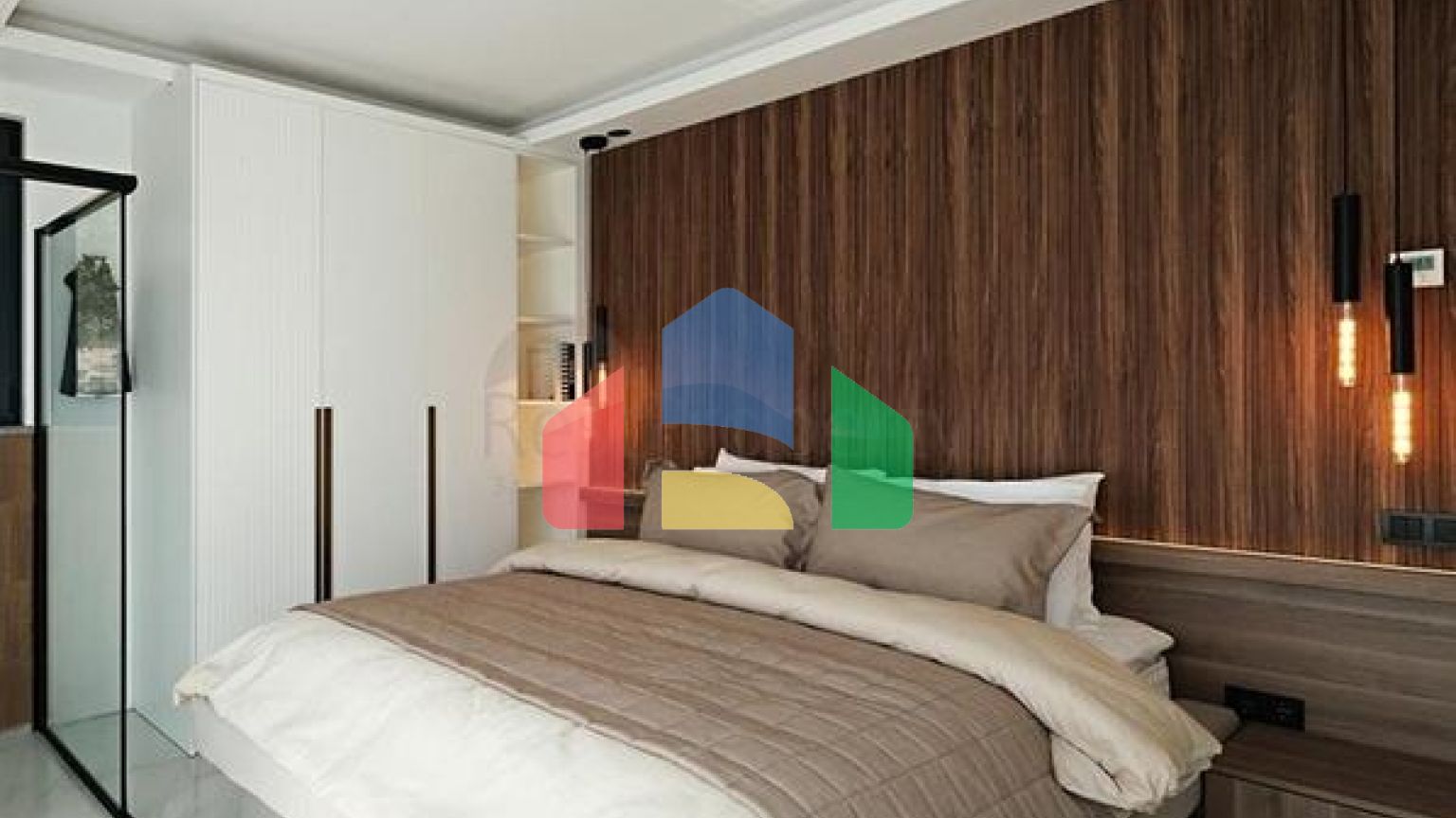 Сучасна вілла з панорамним видом на море в Аланьї