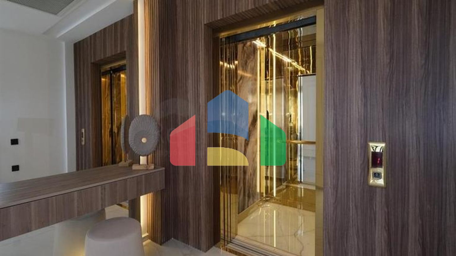 Сучасна вілла з панорамним видом на море в Аланьї