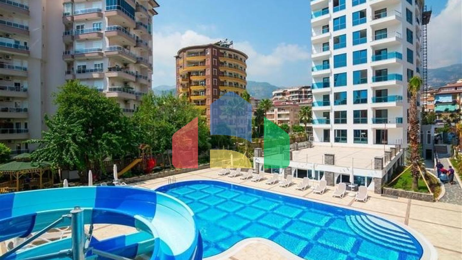 Квартира 1 + 1 поруч з пляжем Клеопатра