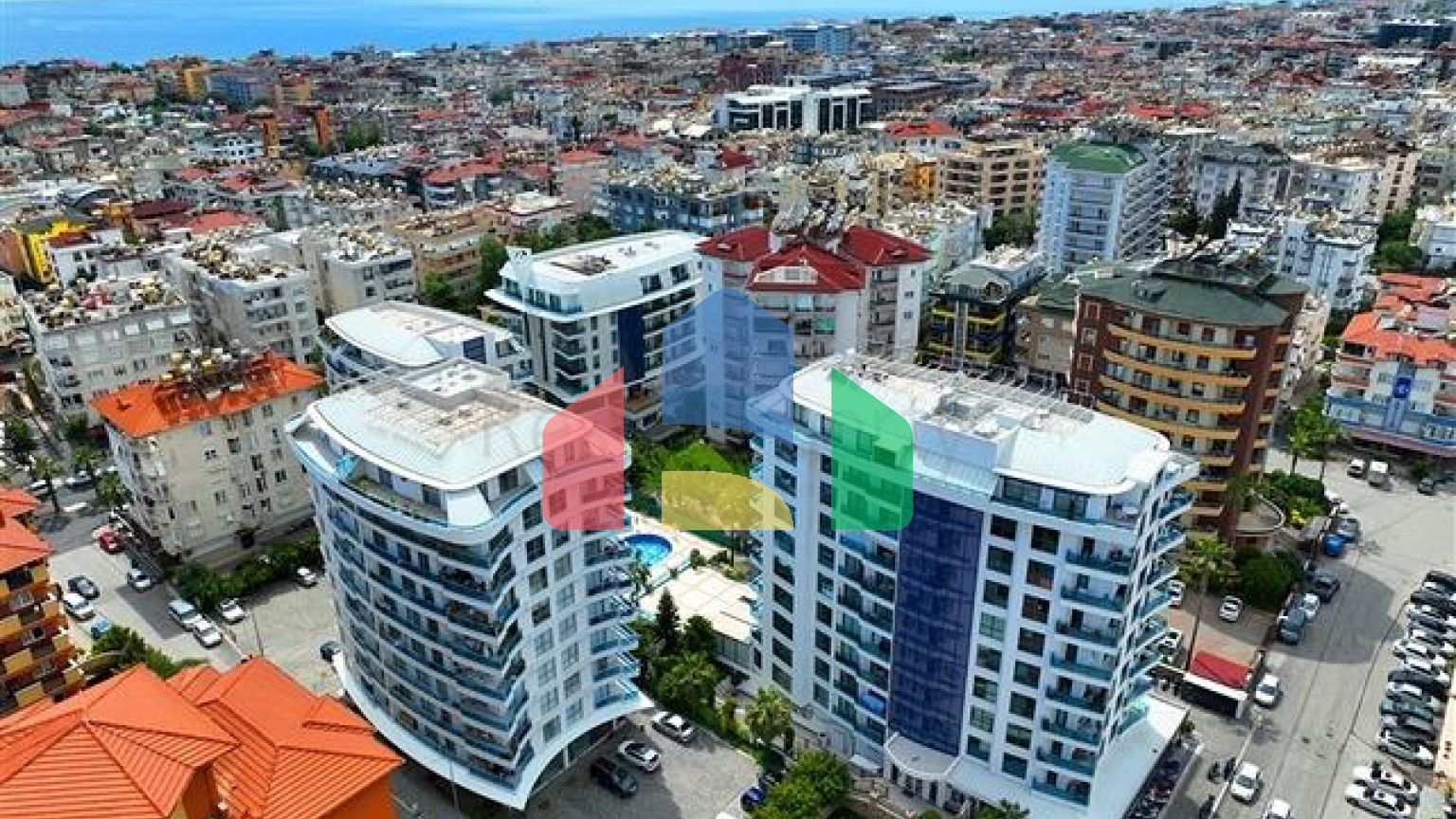 Квартира 1 + 1 поруч з пляжем Клеопатра