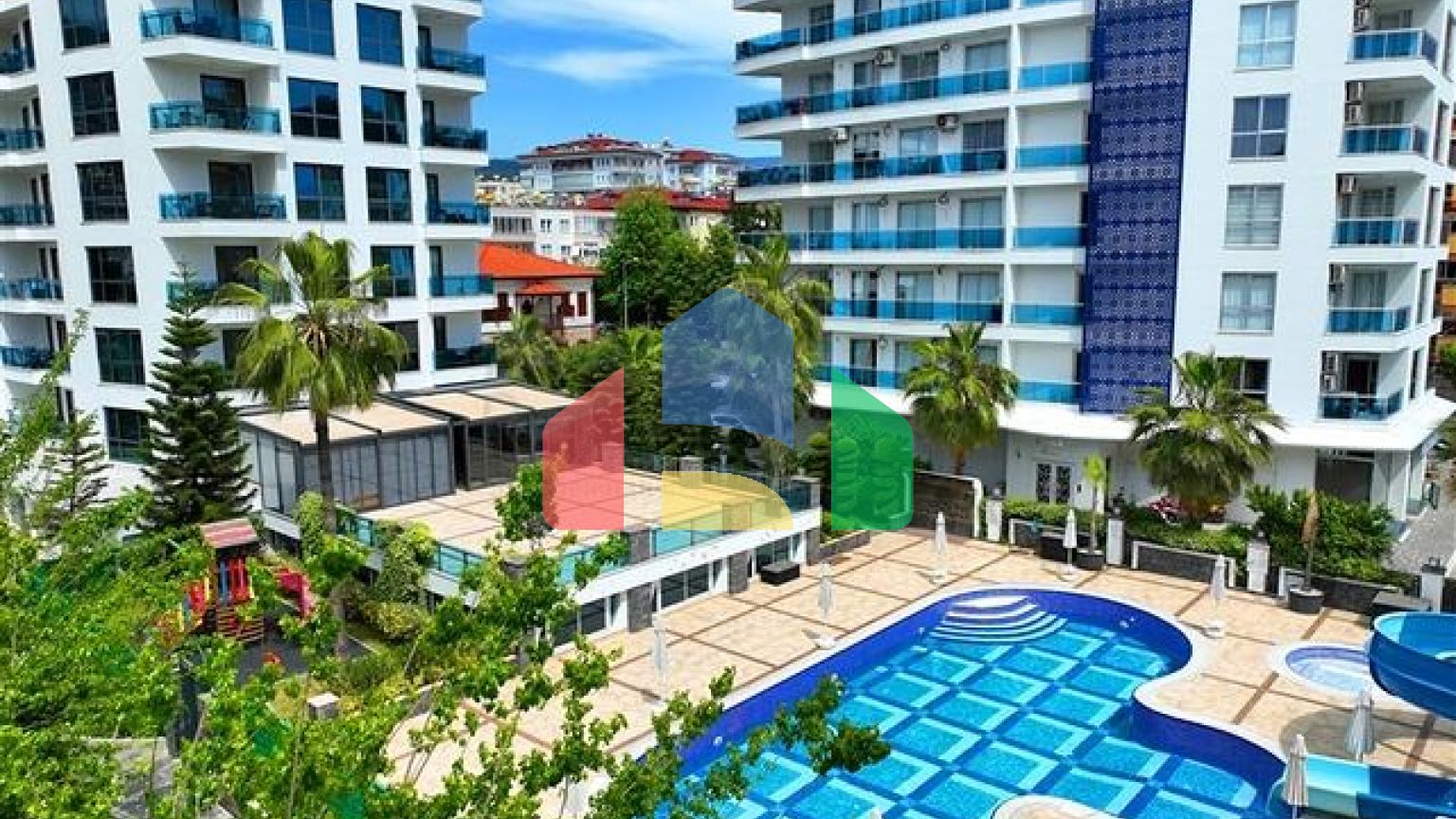 Квартира 1 + 1 поруч з пляжем Клеопатра