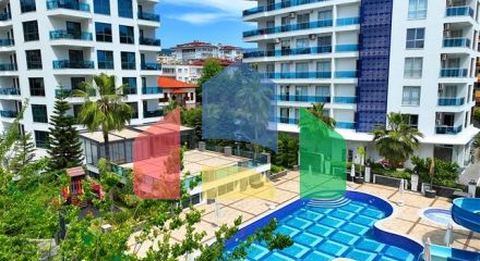 Квартира 1 + 1 поруч з пляжем Клеопатра