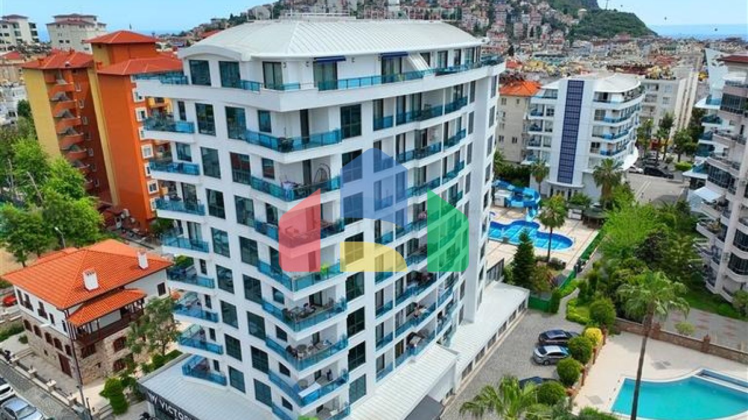 Квартира 1 + 1 поруч з пляжем Клеопатра