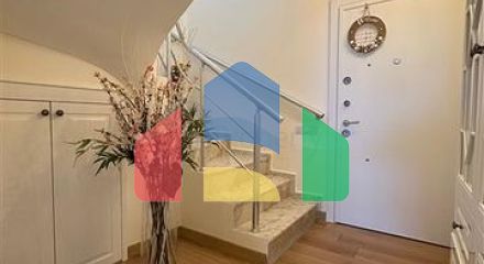 Вилла в центральной части Алании с видом на море