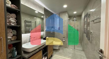 Вилла в центральной части Алании с видом на море