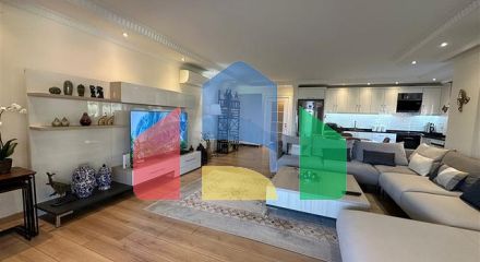 Вилла в центральной части Алании с видом на море