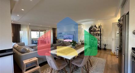 Вилла в центральной части Алании с видом на море