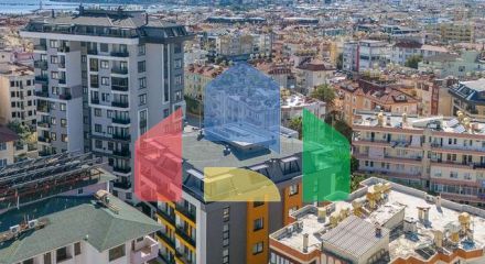 1+1 apartment in the heart of Alanya