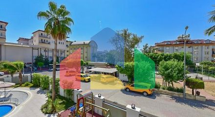 1+1 apartment in a new complex just 400 m from the sea in the center of Alanya