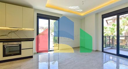 Квартира 1+1 в новом комплексе всего в 400 м от моря в центре Алании