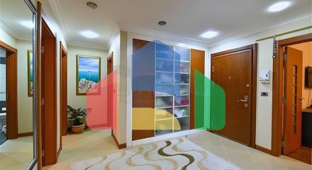 3+1 apartment in a complex on the first coastline with its own private beach