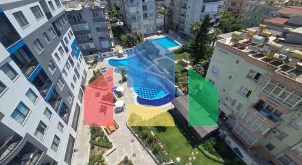 Трехкомнатная квартира в 700 м от пляжа Клеопатра Трехкомнатная квартира в 700 м от пляжа Клеопатра