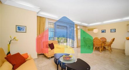 A 2+1 apartment with the best view characteristics in Alanya.