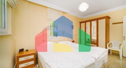 A 2+1 apartment with the best view characteristics in Alanya.
