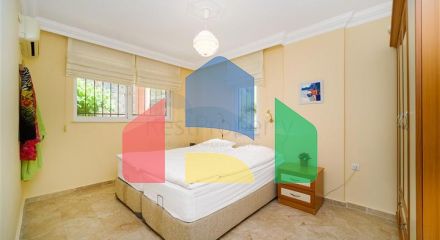 A 2+1 apartment with the best view characteristics in Alanya.