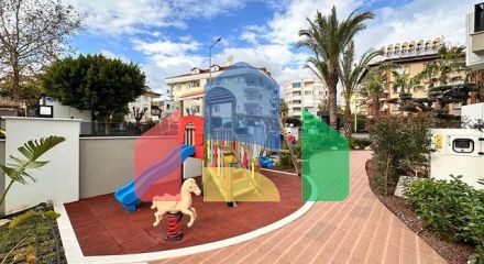 Пентхаус 2+1 в новом комплексе всего в 400 м от моря в центре Алании