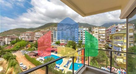 Полностью укомплектованная квартира 1+1 в районе пляжа Клеопатра