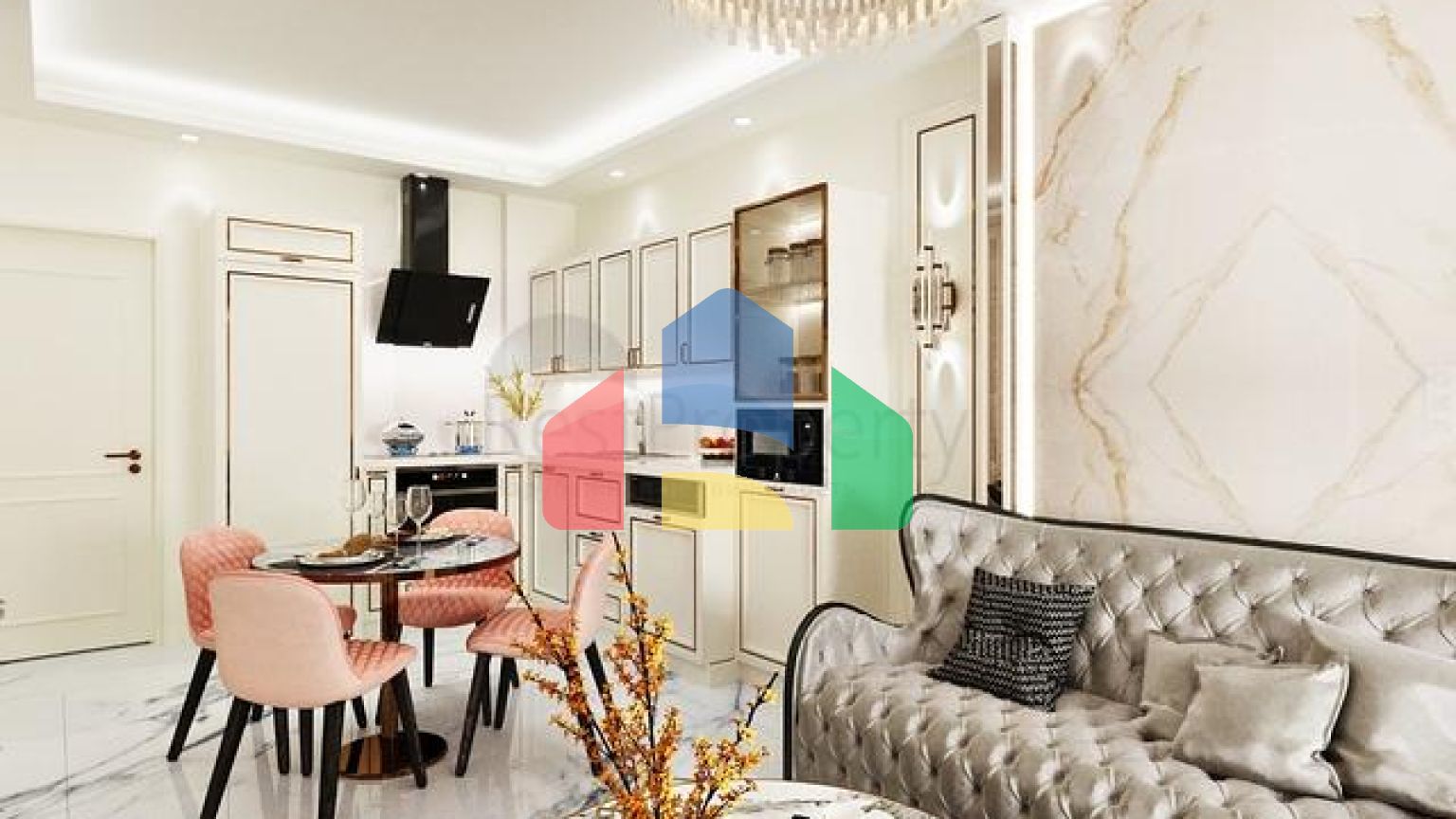 Квартира 1+1 в районе Клеопатра под ВНЖ