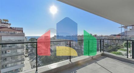 1+1 apartment 200 meters from Cleopatra beach with sea view