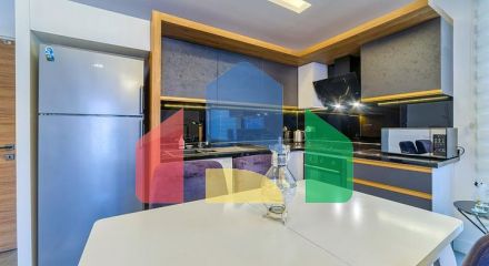 3+1 apartment 150 m from the sea in the center of Alanya