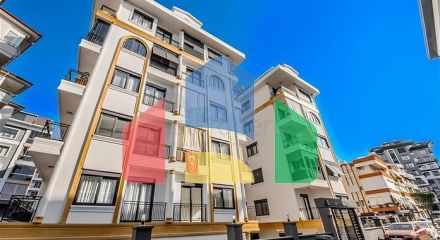 One-bedroom apartment in a new complex in the center of Alanya