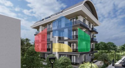 A new project in the center of Alanya with the possibility of obtaining a residence permit