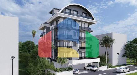 A new project in the center of Alanya with the possibility of obtaining a residence permit